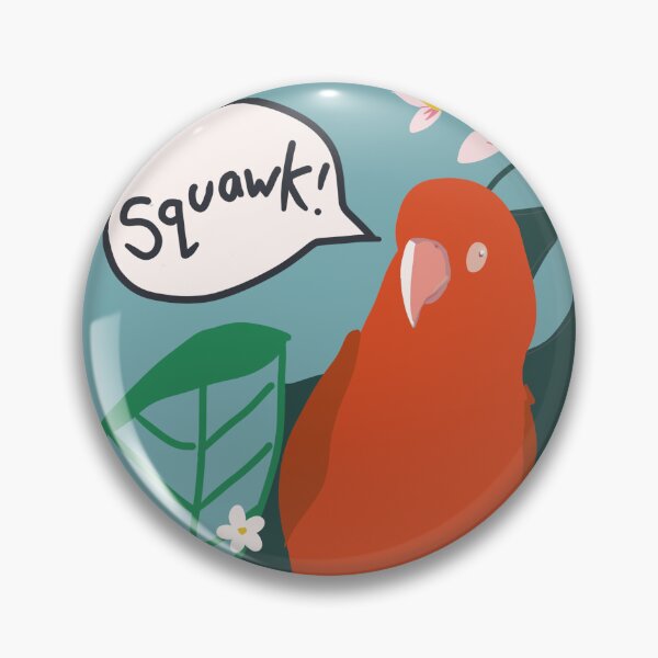 Item preview, Squawk said the Parrot red designed and sold by Hephzibahlove.