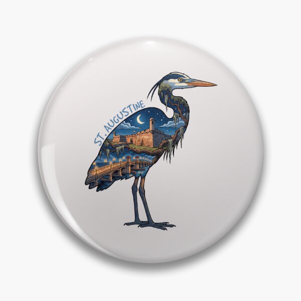 Item preview, St Augustine Florida Blue Heron Bridge of Lions designed and sold by Milasneeze.