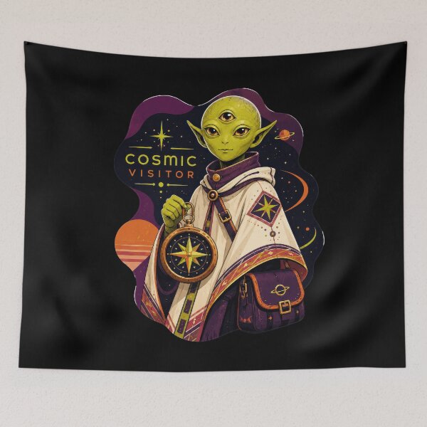 Item preview, Three-Eyed Voyager from a Distant World  designed and sold by Sketchlegacy.