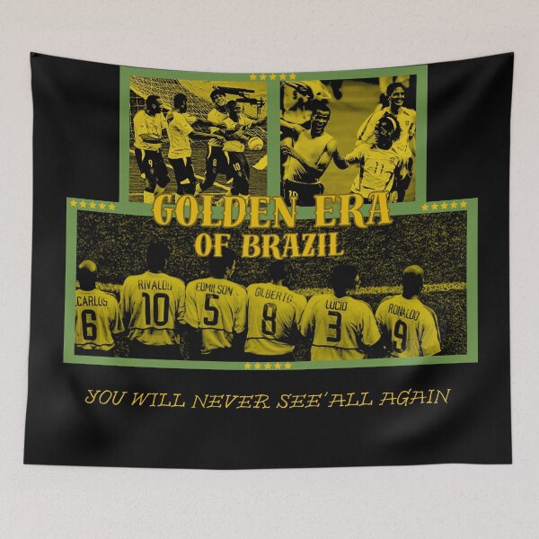 Artikelvorschau, Goldene Ära des brasilianischen Vintage-Fußballs entworfen und verkauft von NoctivaneStudio.