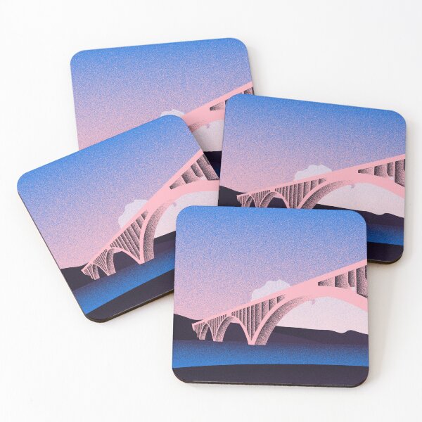 Item preview, Retro Albert-Louppe Bridge Brittany Illustration designed and sold by studio-coeur.