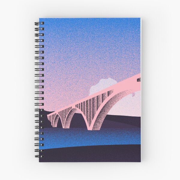 Item preview, Retro Albert-Louppe Bridge Brittany Illustration designed and sold by studio-coeur.