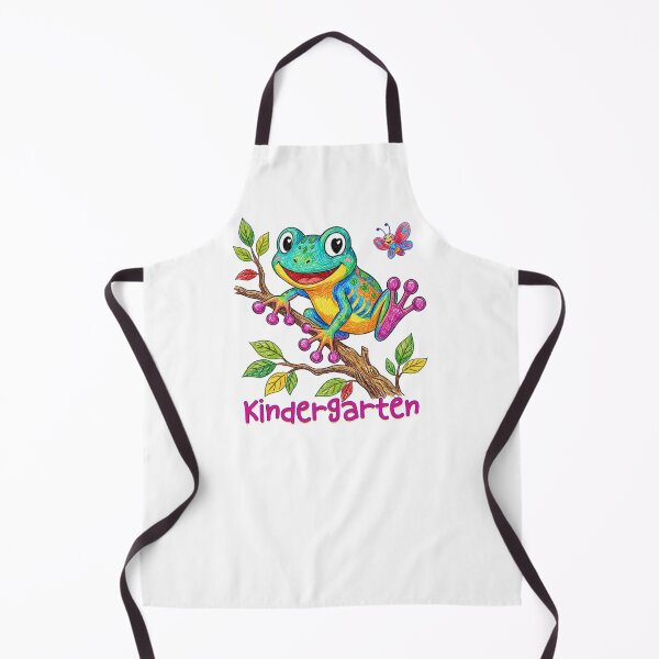Item preview, Leap Into Kindergarten - Cute Hand Drawn Frog Tree Creature designed and sold by MaxMeadowsTees.