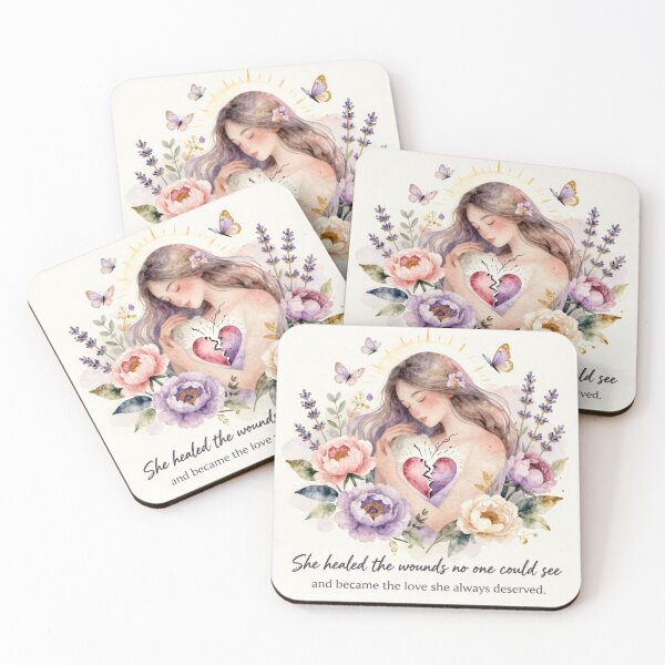 Item preview, Healing After Heartbreak Inspirational Quote designed and sold by Fresh Starts.