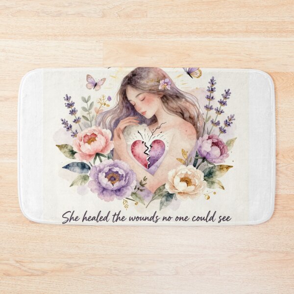 Item preview, Healing After Heartbreak Inspirational Quote designed and sold by Fresh Starts.