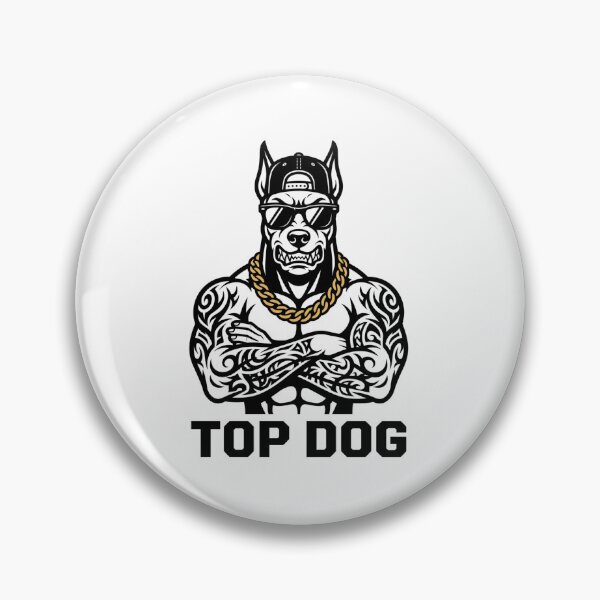 Item preview, Fierce Hip Hop Tattooed Dog Streetwear Graphic Tee designed and sold by Mr-wow.