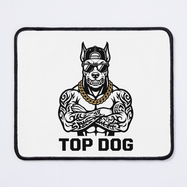 Item preview, Fierce Hip Hop Tattooed Dog Streetwear Graphic Tee designed and sold by Mr-wow.