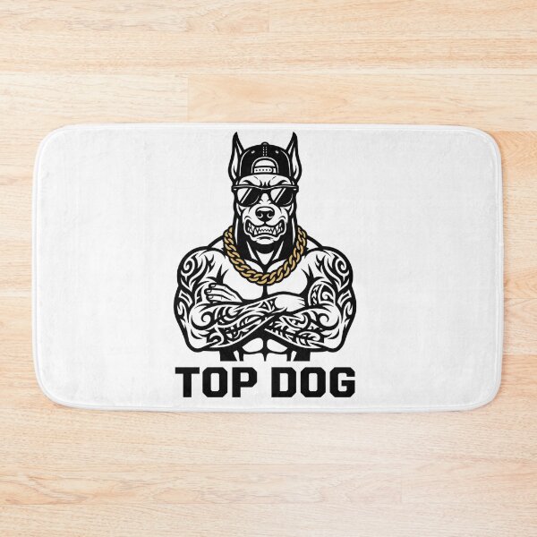 Item preview, Fierce Hip Hop Tattooed Dog Streetwear Graphic Tee designed and sold by Mr-wow.