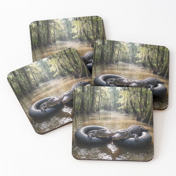 Item preview, Alligators Parley in the Atchafalaya Swamp designed and sold by Tridentulus.