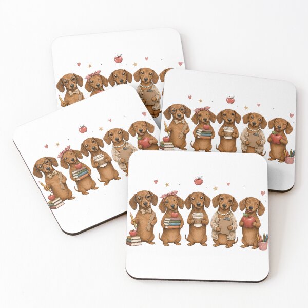 Item preview, Dachshund Teacher Doxie Teacher Wiener Dog School Graphic Back To School Teacher designed and sold by VGAfanatic.