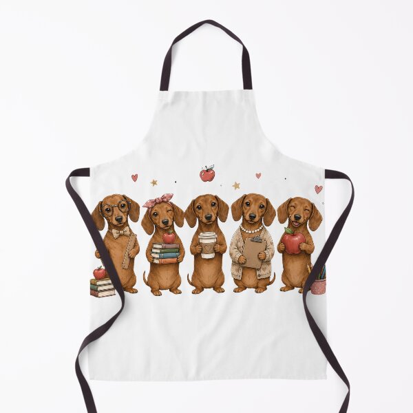 Item preview, Dachshund Teacher Doxie Teacher Wiener Dog School Graphic Back To School Teacher designed and sold by VGAfanatic.