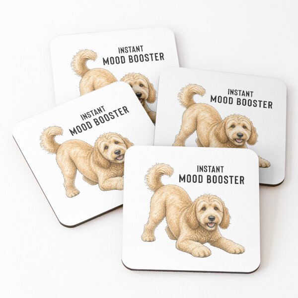 Item preview, Mood Booster Goldendoodle | Cute Watercolor Dog Art | Dog Lover Gift designed and sold by PAPIRO SIGLO XXI.