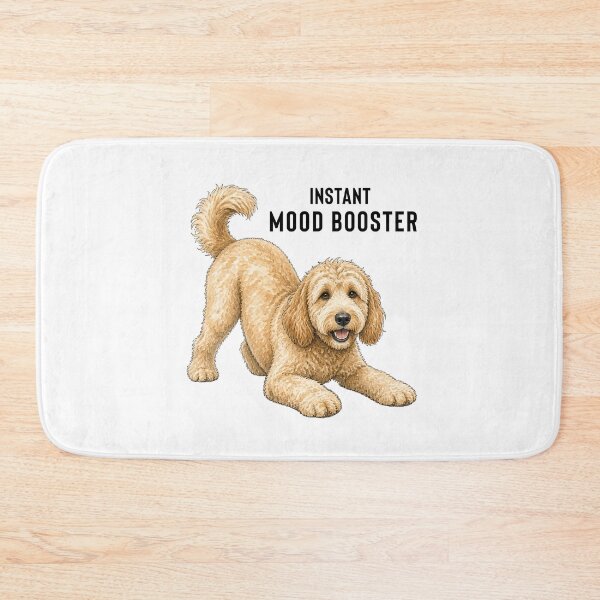 Item preview, Mood Booster Goldendoodle | Cute Watercolor Dog Art | Dog Lover Gift designed and sold by PAPIRO SIGLO XXI.