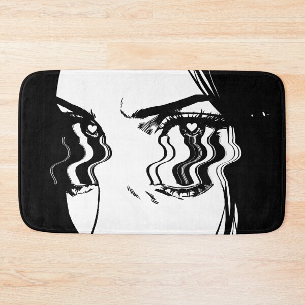 Item preview, Crying Anime Girl with Glitch Eyes Aesthetic designed and sold by HexRelic.