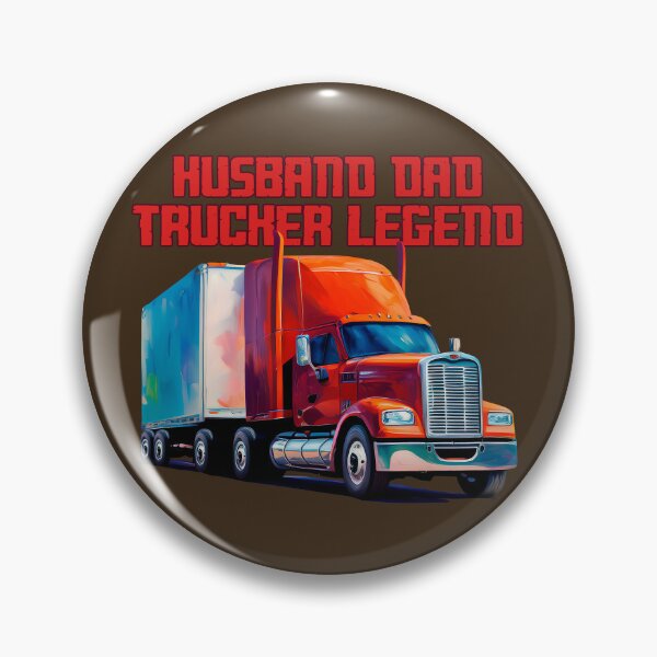 Item preview, Husband Dad Trucker Legend - Red Truck designed and sold by elcarnero.