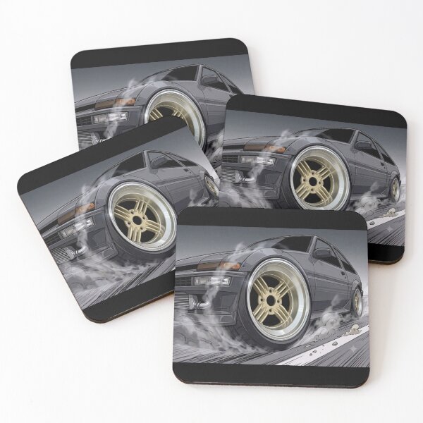Item preview, Classic Japanese Retro Drift Car Art designed and sold by RedlineCircuit.