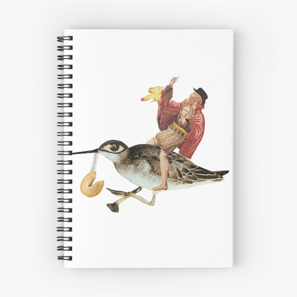 Item preview, Nostradamus collage of a shorebird with a fortune cookie designed and sold by RousTheFool.