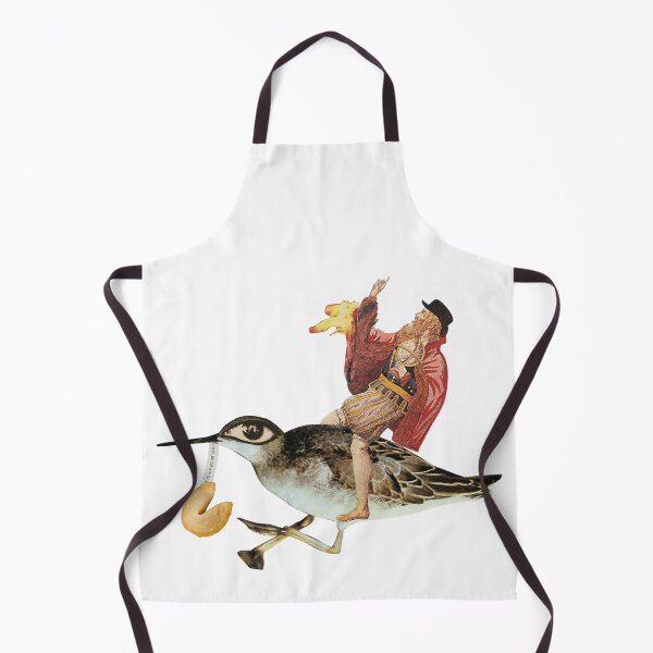 Item preview, Nostradamus collage of a shorebird with a fortune cookie designed and sold by RousTheFool.