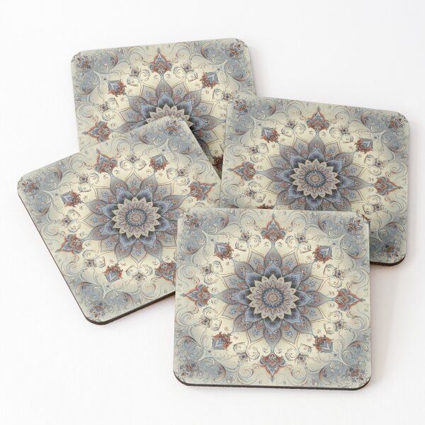 Item preview, Celestial Lotus in Muted Filigree designed and sold by bloorose.
