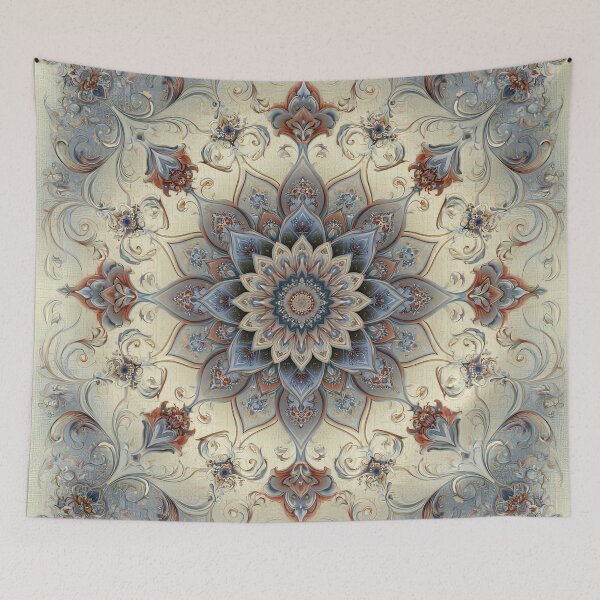 Item preview, Celestial Lotus in Muted Filigree designed and sold by bloorose.