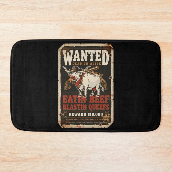 Item preview, Eatin Beef Blastin Queefs Western Cowboy BBQ Meme  designed and sold by Redgiant87x.