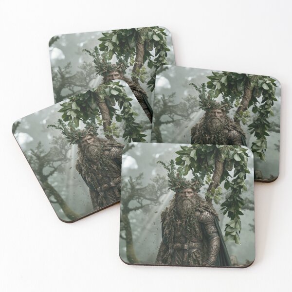 Item preview, The Oak King – Guardian of the Sacred Forest designed and sold by JLCableStudio.