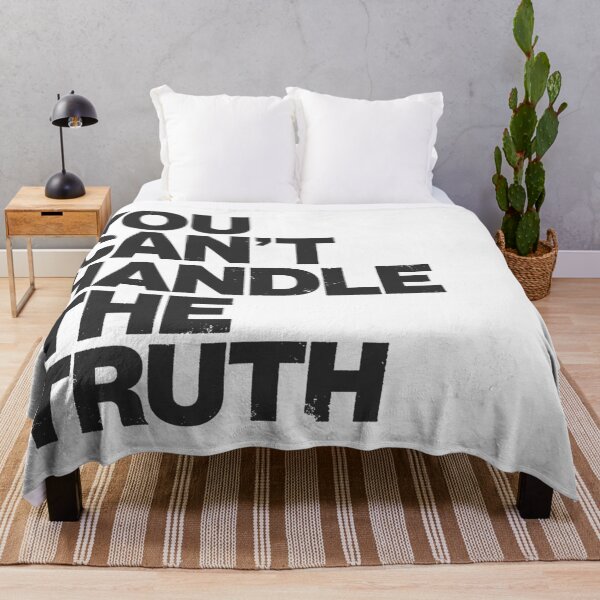Item preview, YOU CAN'T HANDLE THE TRUTH in Black Grungy Letters designed and sold by StudioDestruct.
