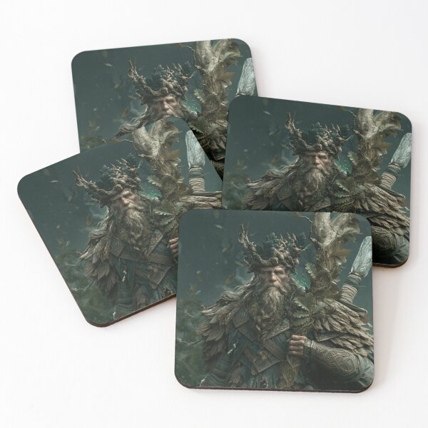 Item preview, The Oak King – Guardian of the Sacred Forest designed and sold by JLCableStudio.