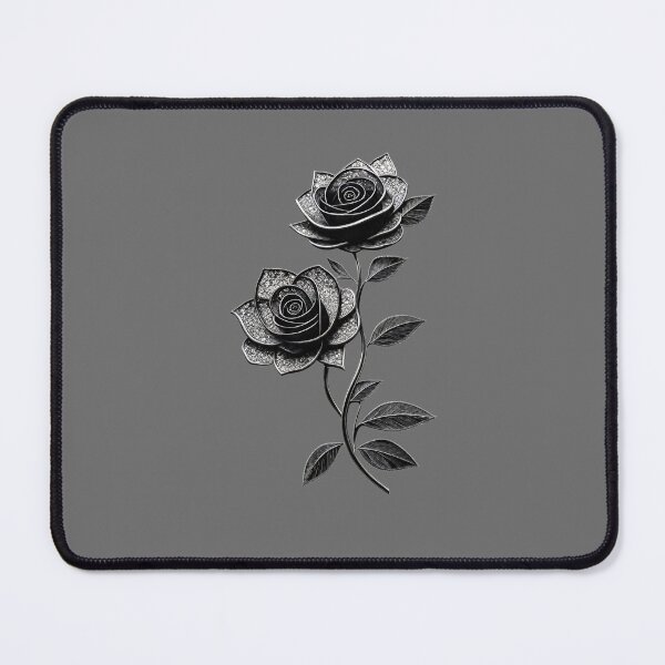 Item preview, Midnight Elegance | Dark Metallic Roses for the Bold and Mysterious Soul designed and sold by MAGDY CANVAS.