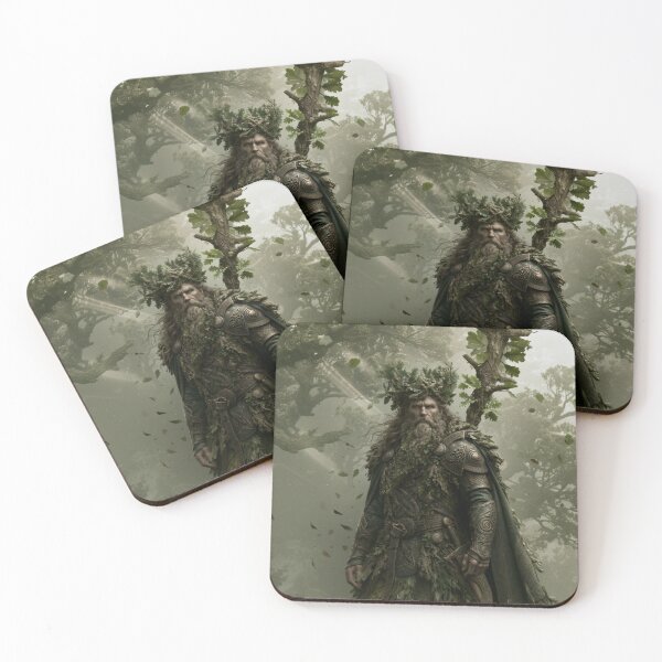 Item preview, The Oak King – Guardian of the Sacred Forest designed and sold by JLCableStudio.