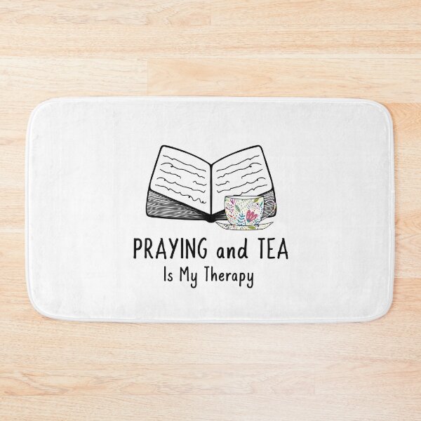 Item preview,  Praying  And Tea Is My Therapy Cute Bible designed and sold by Sartoris Art.