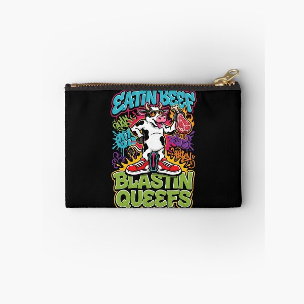 Item preview, Eatin Beef Blastin Queefs Funny BBQ Saying for Meat Lovers designed and sold by Redgiant87x.