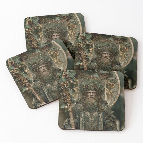 Item preview, The Oak King – Guardian of the Sacred Forest designed and sold by JLCableStudio.