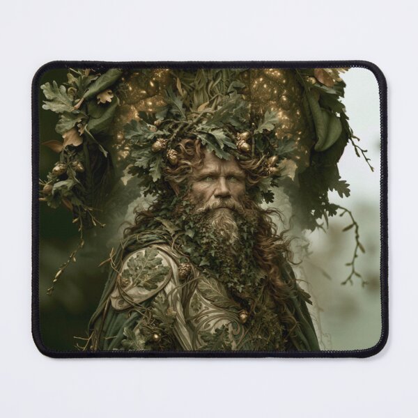 Item preview, The Oak King – Guardian of the Sacred Forest designed and sold by JLCableStudio.