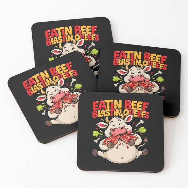 Item preview, Eatin Beef Blastin Queefs Retro Distressed Meme  designed and sold by Redgiant87x.