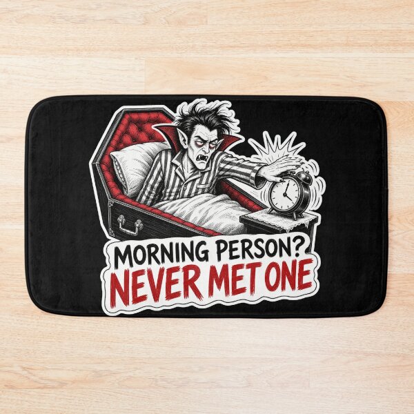 Item preview, Morning Person? Never Met One designed and sold by Sonic Nova Studios.