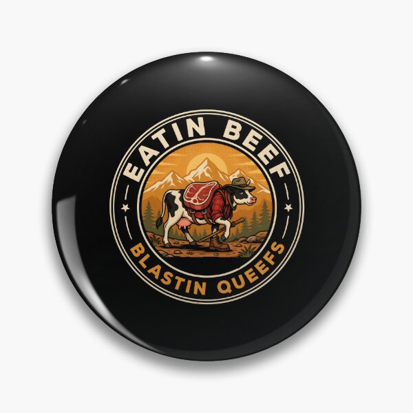 Item preview, Eatin Beef Blastin Queefs Funny Redneck BBQ Humor  designed and sold by Redgiant87x.