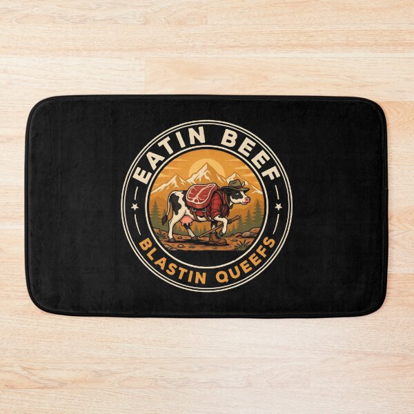 Item preview, Eatin Beef Blastin Queefs Funny Redneck BBQ Humor  designed and sold by Redgiant87x.