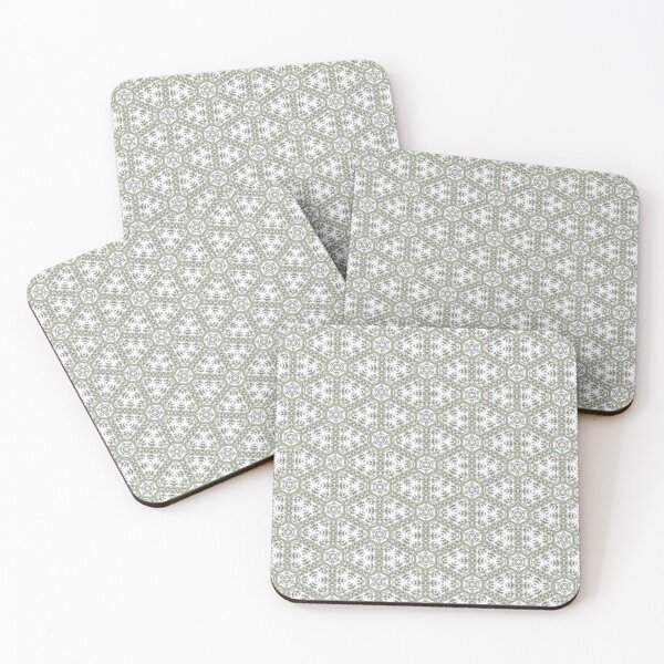 Item preview, Sage Green Boho Hexagon Geometric Pattern designed and sold by FawnFeatherCo.