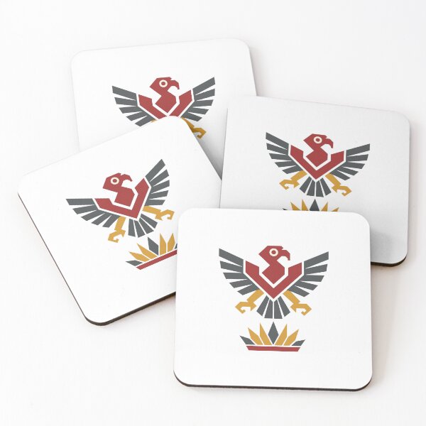 Item preview, Mesoamerican Inspired Geometric Bird Wall Art Print designed and sold by Arcovaart.
