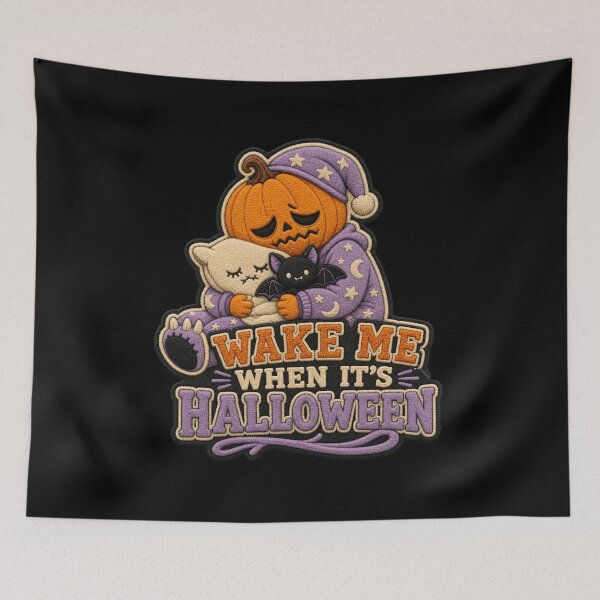 Item preview, Wake Me When It's Halloween designed and sold by Sonic Nova Studios.