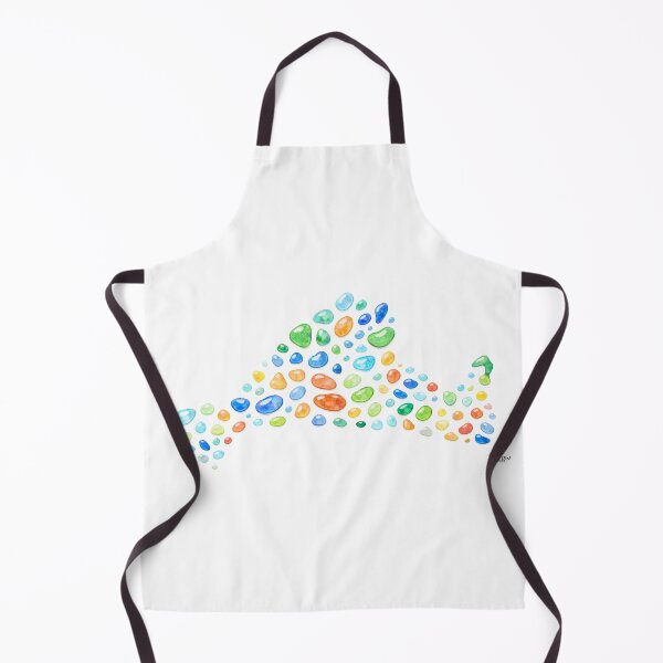 Item preview, Martha’s Vineyard Sea Glass, watercolor  designed and sold by ggwDesigns.