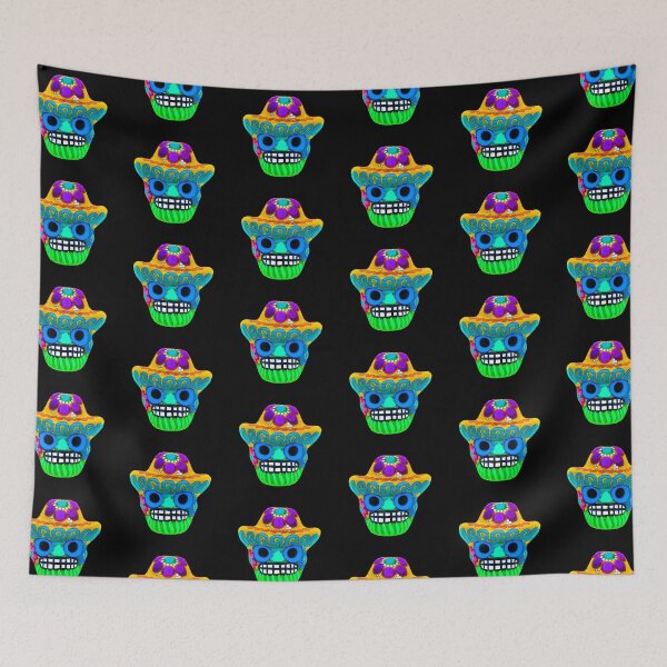 Item preview, Day of the Dead skull designed and sold by elcarnero.