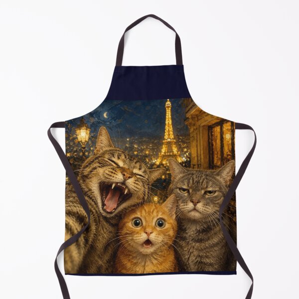 Item preview, Three Cats in front of the Eiffel Tower designed and sold by Natalia-Vlad.