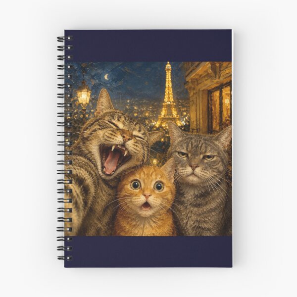 Item preview, Three Cats in front of the Eiffel Tower designed and sold by Natalia-Vlad.