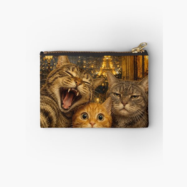 Item preview, Three Cats in front of the Eiffel Tower designed and sold by Natalia-Vlad.
