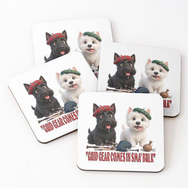 Item preview, Scottish and West highland terriers, ‘Good things come in small packages’. designed and sold by SmARTNiki.