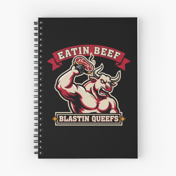 Item preview, Eatin Beef Blastin Queefs Bold Adult Meme with BBQ Vibes designed and sold by Redgiant87x.