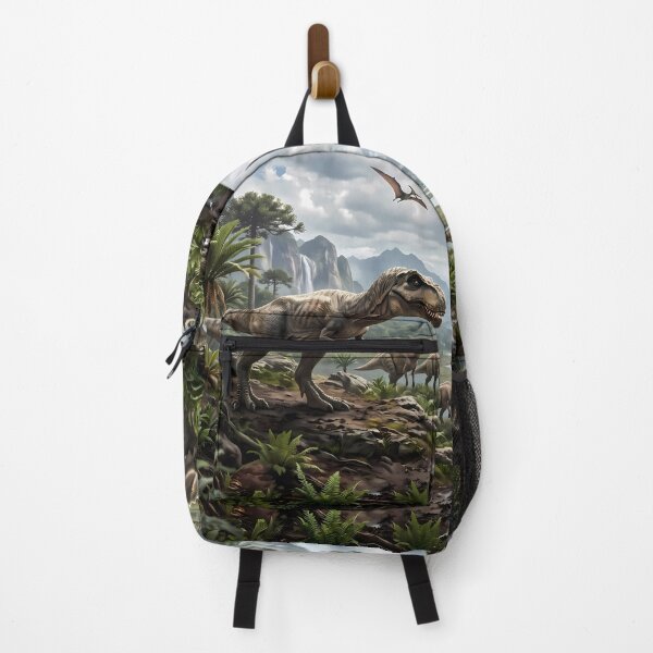 Item preview, Friends Tyrannosaurus Rex Dinosaur World Jurassic Landscape Art designed and sold by ART ATTACK ZONE.
