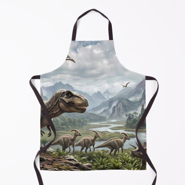 Item preview, Friends Tyrannosaurus Rex Dinosaur World Jurassic Landscape Art designed and sold by ART ATTACK ZONE.